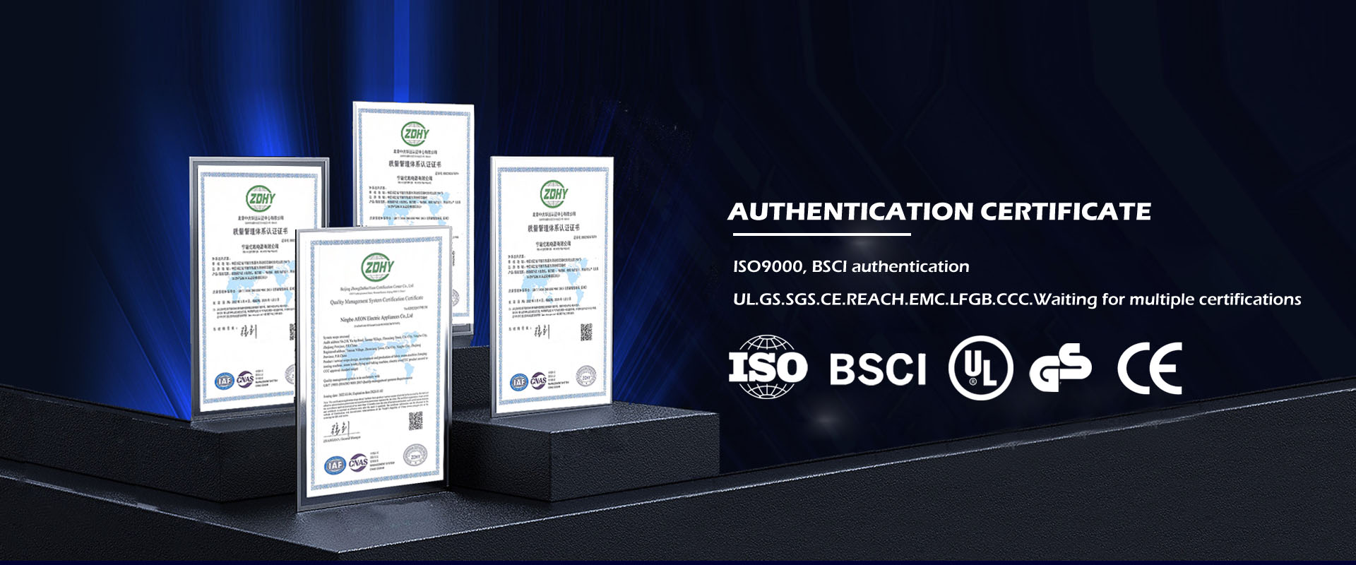 Authentication certificate